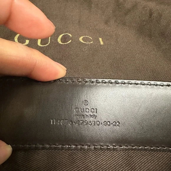 Gucci leather Belt